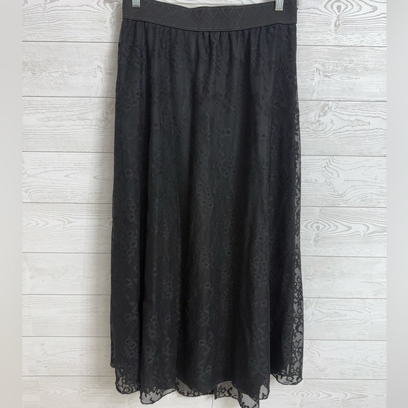 LuLuRoe Women’s Black Lace Maxi Skirt. Size L - Picture 1 of 7